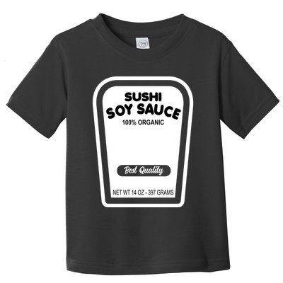 Funny Organic Soy Sauce Halloween Costume Condiment Toddler T-Shirt
