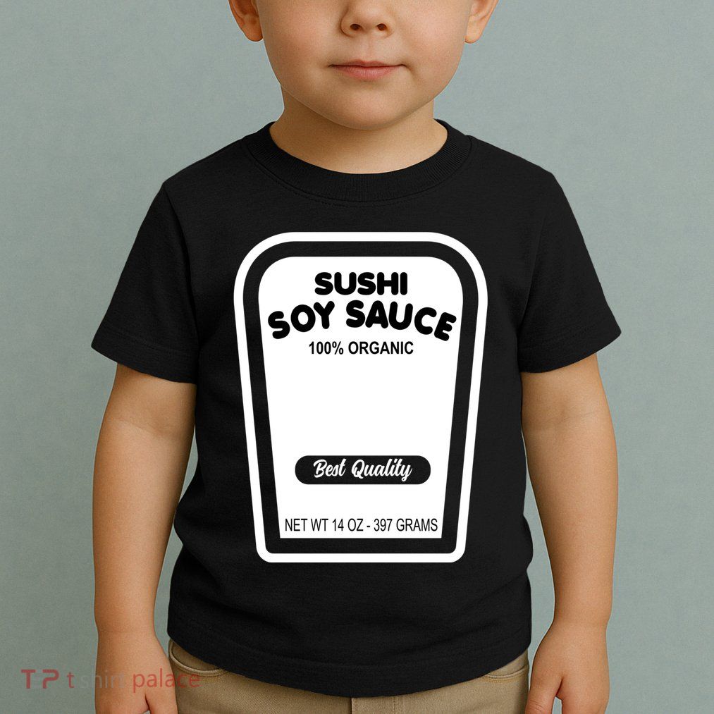 Funny Organic Soy Sauce Halloween Costume Condiment Toddler T-Shirt