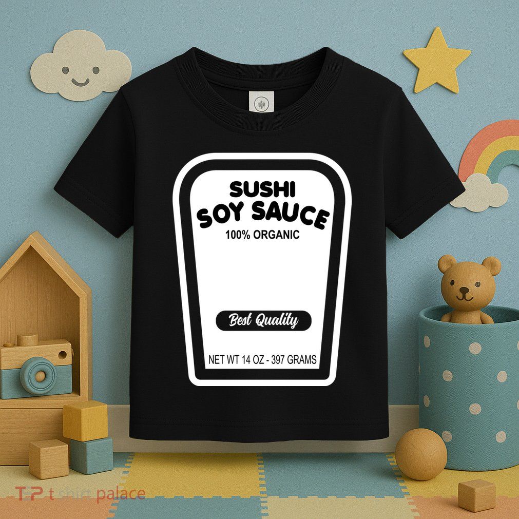 Funny Organic Soy Sauce Halloween Costume Condiment Toddler T-Shirt