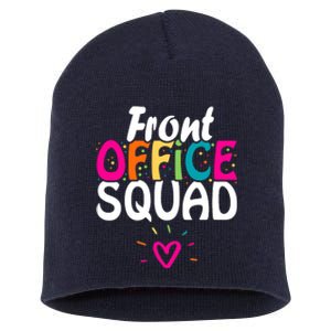 Front Office Squad Administrative Assistant School Secretary Short Acrylic Beanie