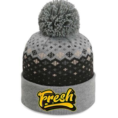 Fresh Old School Graffiti Style Funny Graffiti Graphic The Baniff Cuffed Pom Beanie