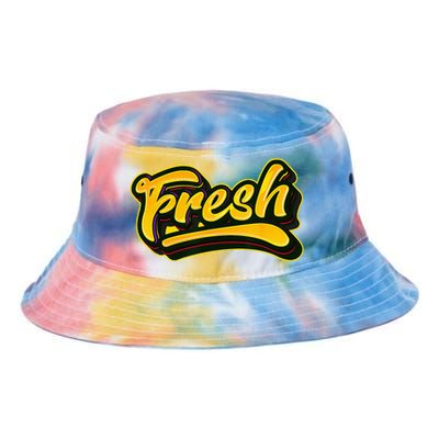 Fresh Old School Graffiti Style Funny Graffiti Graphic Tie Dye Newport Bucket Hat