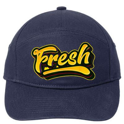 Fresh Old School Graffiti Style Funny Graffiti Graphic 7-Panel Snapback Hat