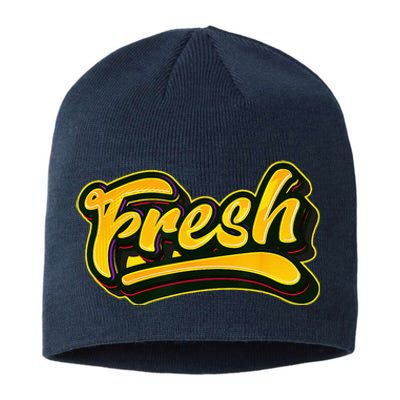 Fresh Old School Graffiti Style Funny Graffiti Graphic Sustainable Beanie