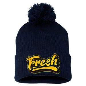 Fresh Old School Graffiti Style Funny Graffiti Graphic Pom Pom 12in Knit Beanie