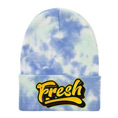 Fresh Old School Graffiti Style Funny Graffiti Graphic Tie Dye 12in Knit Beanie