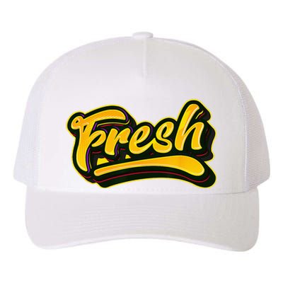 Fresh Old School Graffiti Style Funny Graffiti Graphic Yupoong Adult 5-Panel Trucker Hat