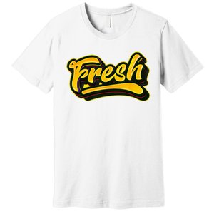 Fresh Old School Graffiti Style Funny Graffiti Graphic Premium T-Shirt