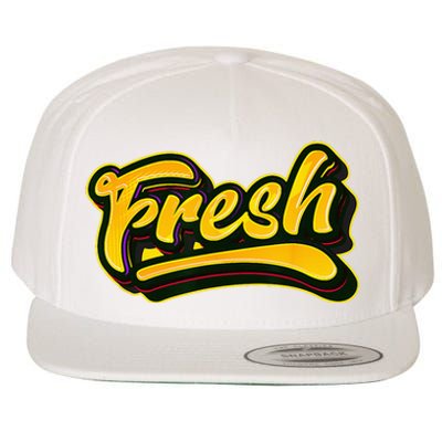 Fresh Old School Graffiti Style Funny Graffiti Graphic Wool Snapback Cap