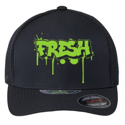 Fresh Old Schoolgraffiti Style  Funnygraffiti Graphic Flexfit Unipanel Trucker Cap