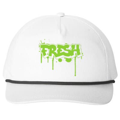 Fresh Old Schoolgraffiti Style  Funnygraffiti Graphic Snapback Five-Panel Rope Hat