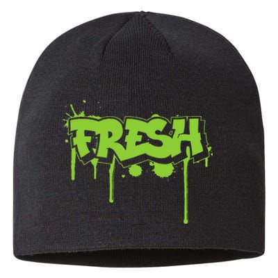 Fresh Old Schoolgraffiti Style  Funnygraffiti Graphic Sustainable Beanie