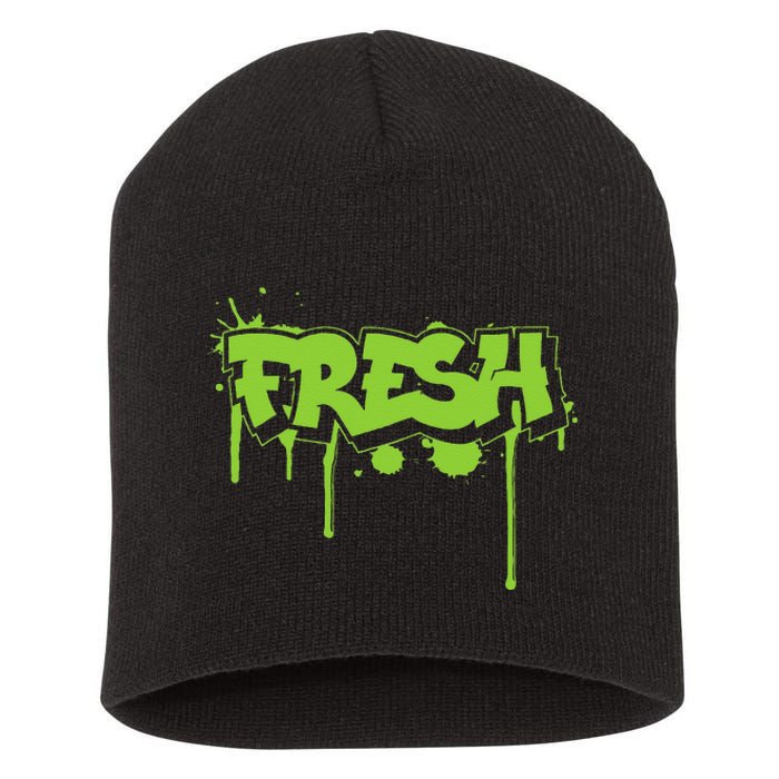 Fresh Old Schoolgraffiti Style  Funnygraffiti Graphic Short Acrylic Beanie