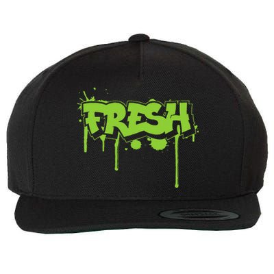 Fresh Old Schoolgraffiti Style  Funnygraffiti Graphic Wool Snapback Cap