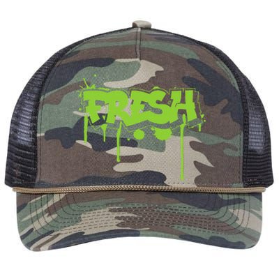 Fresh Old Schoolgraffiti Style  Funnygraffiti Graphic Retro Rope Trucker Hat Cap