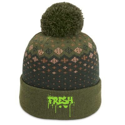 Fresh Old Schoolgraffiti Style  Funnygraffiti Graphic The Baniff Cuffed Pom Beanie