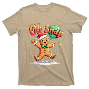 Funny Oh Snap Gingerbread Christmas Cookie Xmas T-Shirt