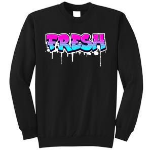 Fresh Old Schoolgraffiti Style  Funnygraffiti Graphic Tall Sweatshirt