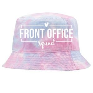 Front Office Squad Administrative Assistant School Secretary Gift Tie-Dyed Bucket Hat