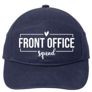 Front Office Squad Administrative Assistant School Secretary Gift 7-Panel Snapback Hat