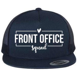 Front Office Squad Administrative Assistant School Secretary Gift Flat Bill Trucker Hat