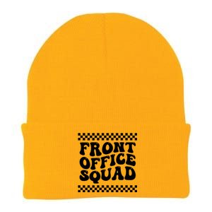 Front Office Squad Administrative Assistant School Secretary Gift Knit Cap Winter Beanie