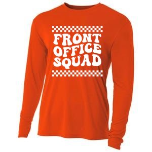 Front Office Squad Administrative Assistant School Secretary Gift Cooling Performance Long Sleeve Crew