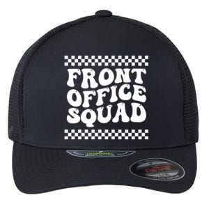 Front Office Squad Administrative Assistant School Secretary Gift Flexfit Unipanel Trucker Cap