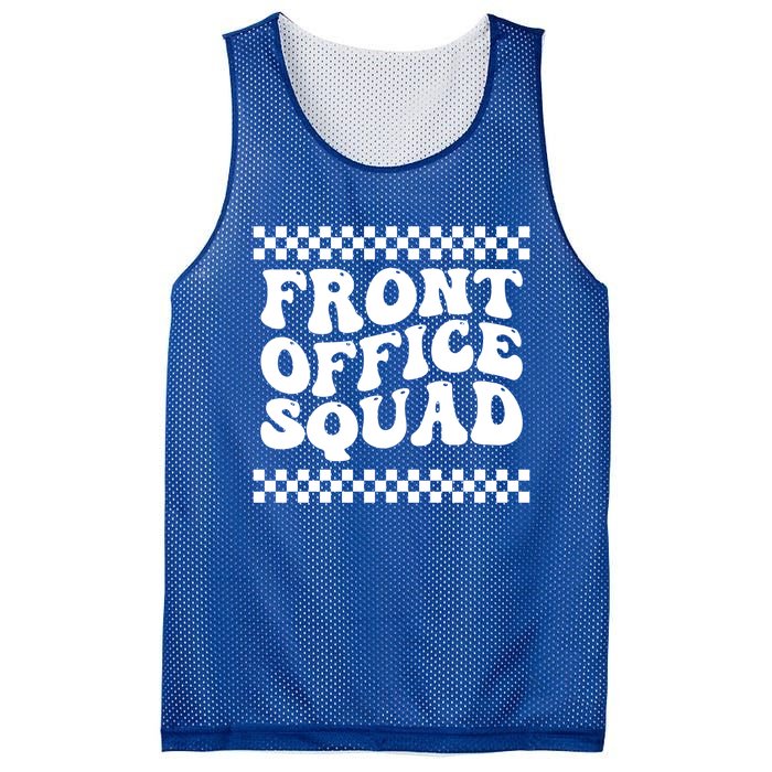 Front Office Squad Administrative Assistant School Secretary Gift Mesh Reversible Basketball Jersey Tank