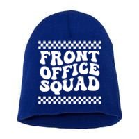 Front Office Squad Administrative Assistant School Secretary Gift Short Acrylic Beanie