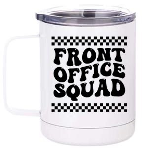 Front Office Squad Administrative Assistant School Secretary Gift 12 oz Stainless Steel Tumbler Cup