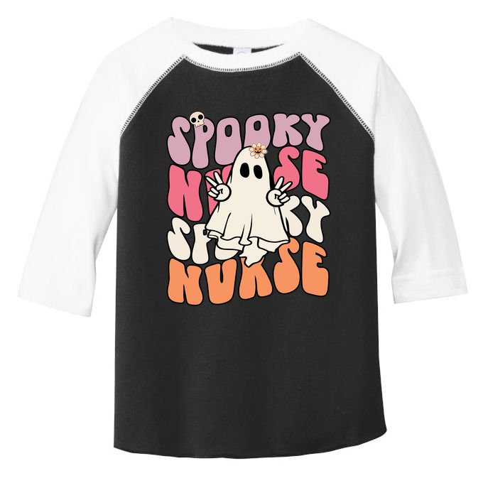 Funny One Spooky Nurse Halloween Nurse Squad Boo Boo Crew Gift Toddler Fine Jersey T-Shirt