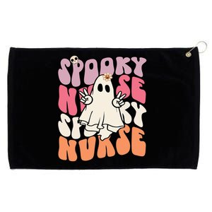 Funny One Spooky Nurse Halloween Nurse Squad Boo Boo Crew Gift Grommeted Golf Towel