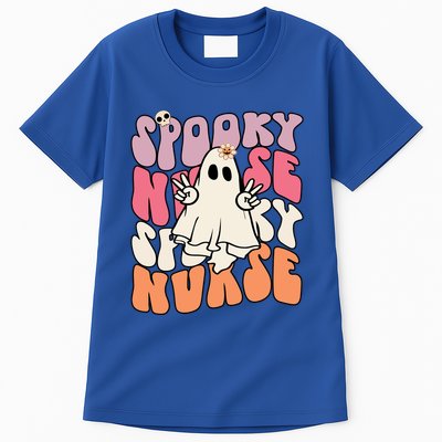 Funny One Spooky Nurse Halloween Nurse Squad Boo Boo Crew Gift Tall T-Shirt