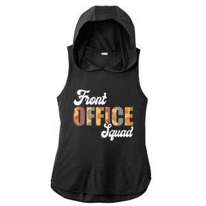 Front Office Squad Administrative Assistant School Secretary Cute Gift Ladies PosiCharge Tri-Blend Wicking Draft Hoodie Tank