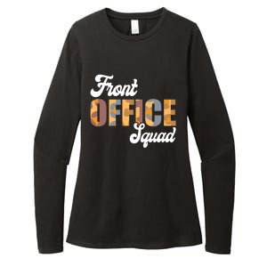 Front Office Squad Administrative Assistant School Secretary Cute Gift Womens CVC Long Sleeve Shirt