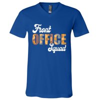 Front Office Squad Administrative Assistant School Secretary Cute Gift V-Neck T-Shirt