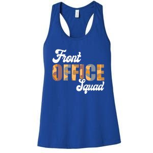 Front Office Squad Administrative Assistant School Secretary Cute Gift Women's Racerback Tank