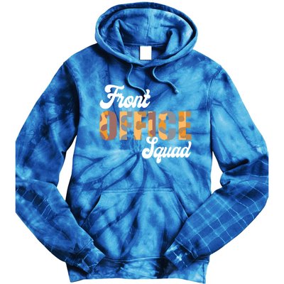 Front Office Squad Administrative Assistant School Secretary Cute Gift Tie Dye Hoodie