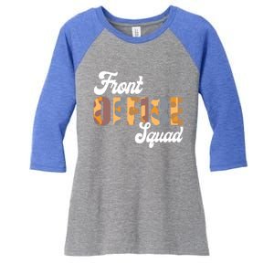 Front Office Squad Administrative Assistant School Secretary Cute Gift Women's Tri-Blend 3/4-Sleeve Raglan Shirt