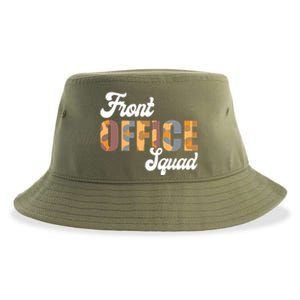 Front Office Squad Administrative Assistant School Secretary Cute Gift Sustainable Bucket Hat