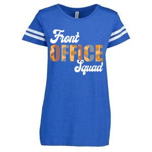 Front Office Squad Administrative Assistant School Secretary Cute Gift Enza Ladies Jersey Football T-Shirt