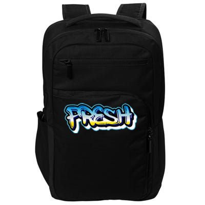 Fresh Old School Graffiti Style Funny Graffiti Graphic Impact Tech Backpack