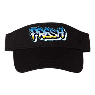 Fresh Old School Graffiti Style Funny Graffiti Graphic Valucap Bio-Washed Visor