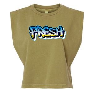 Fresh Old School Graffiti Style Funny Graffiti Graphic Garment-Dyed Women's Muscle Tee