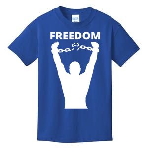 Freedom Of Speech Breaking Away The Chains Gift Kids T-Shirt