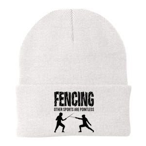 Fencing Other Sports Are Pointless Fencer Epee Fencing Knit Cap Winter Beanie