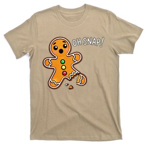 Funny Oh Snap Gingerbread Christmas T-Shirt