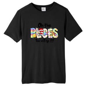 Funny Oh The Places YouLl Go When You Read Tall Fusion ChromaSoft Performance T-Shirt