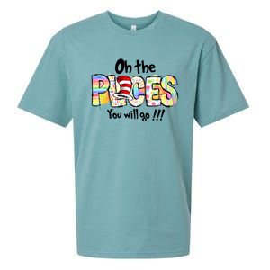 Funny Oh The Places YouLl Go When You Read Sueded Cloud Jersey T-Shirt